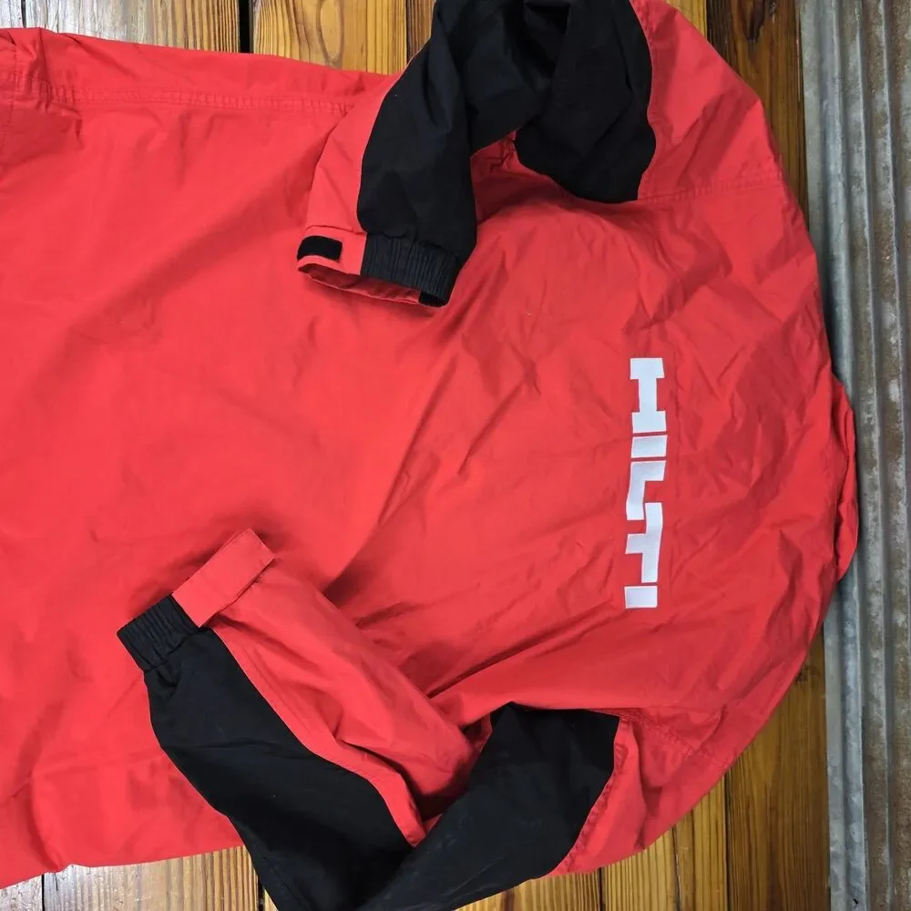 HILTI Women's 4XL water proof Soft Shell Full Zip Coat Jacket Red Tools Pockets